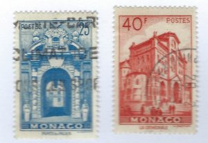 Monaco SC#230-231 Used F-VF SCV$20.75...Close Look!