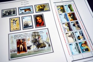 COLOR PRINTED SAINT HELENA 1856-2010 STAMP ALBUM PAGES (140 illustrated pages)