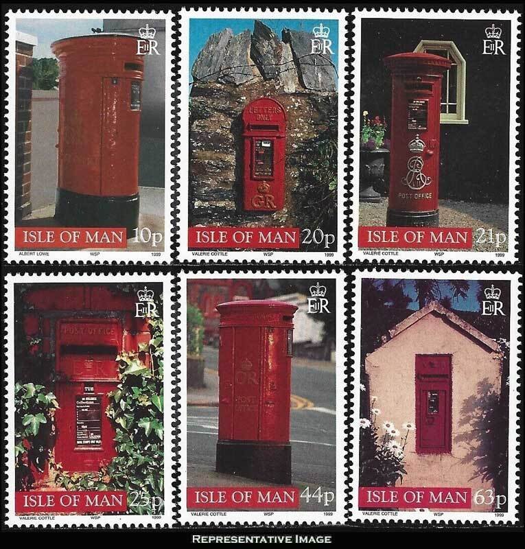 Isle of Man Scott 810-815 Mint never hinged.