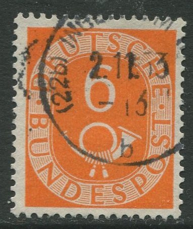 STAMP STATION PERTH Germany #673 Numeral & Post Horn Issue  FU 1951-1952