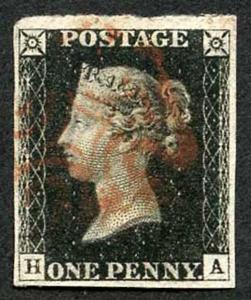 Penny intense Black (HA) Plate 6 Four Margins