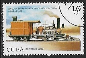 Cuba # 3885 - Locomotive - John Bull - unused CTO.....{Z26}