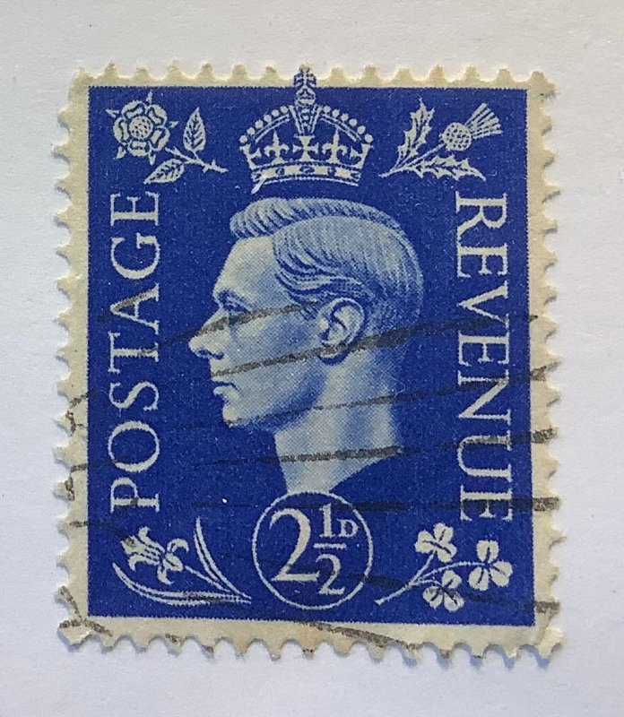 Great Britain 1937 Scott 239 used - 2½d, King George VI