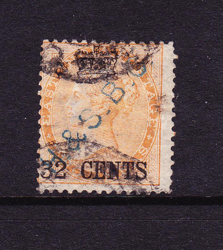 STRAITS SETTLEMENTS  1867  32c on 2a  QV   FU   SG 9