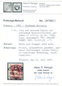 Helvetia standing 1900-1903.