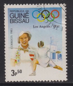 Guinea-Bissau 491 Olympic Fencing 1983