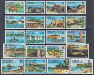 GRENADA GRENADINES #109-28 - CPL MNH, VARIOUS SITES AND LANDMARKS