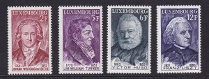 Luxembourg   #593-596  MNH  1977 portraits