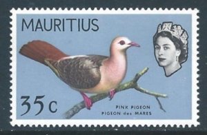 Mauritius #284 NH 35c Bird - Pink Pigeon