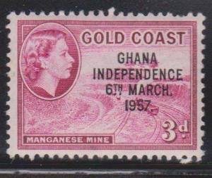 GHANA Scott # 8 MH