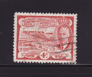 St Kitts-Nevis 110 U King George VI (A)