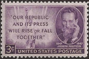 # 946 MINT NEVER HINGED JOSEPH PULITZER