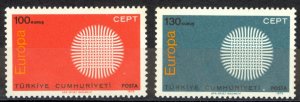 Turkey Sc# 1848-1849 MNH 1970 Europa Issue