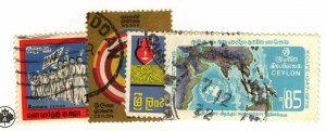 Sri Lanka #448, 466, 468-9 used