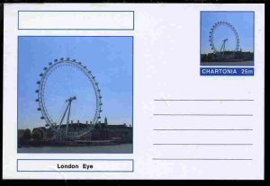 CHARTONIA, Fantasy - London Eye - Postal Stationery Card...