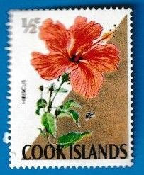 COOK ISLANDS SCOTT#199 1967 HIBISCUS - MNH