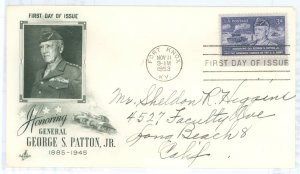 US 1026 1953 George S. Patton Jr, addressed, corner crease