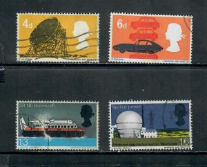 G.B 1966 COMMEMORATIVE SET TECHNOLOGY ISSUE , USED h130121