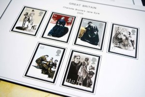 COLOR PRINTED GREAT BRITAIN 2000-2010 STAMP ALBUM PAGES (140 illustrated pages)