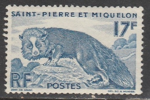 Saint-Pierre & Miquelon    344   (N**)   1952