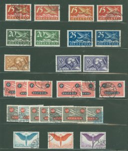 Switzerland #C3-12  Single (Complete Set)