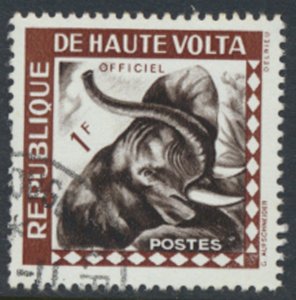 Burkina Faso Upper Volta SC# O1 CTO Official Elephant   see details / scans 