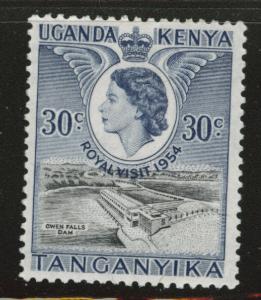 Kenya Uganda and Tanganyika KUT  Scott 108 MH* 1954 visit