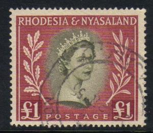 Rhodesia & Nyasaland #155 used, Queen Elizabeth II