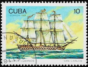 1989 Cuba Scott Catalog Number 3146 Used