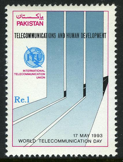 Pakistan 783, MNH. World Telecommunications Day, 1993