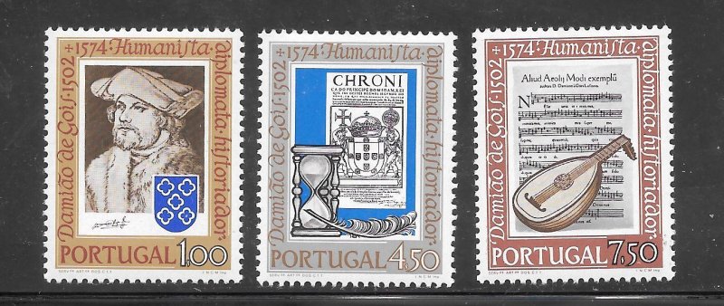 Portugal #1195-97 MNH Set of Singles