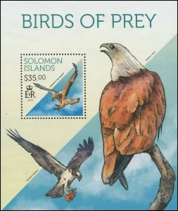 Solomon Islands 2013 Sc 1447 Birds Eagle CV $9.75