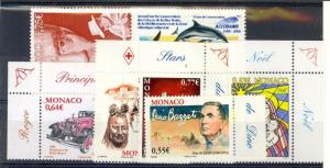 Monaco Scott 2426-32 Mint NH (Catalog Value $16.75)