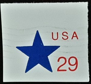 US Scott # U619; 29c Star; used cut square from 1991; VF