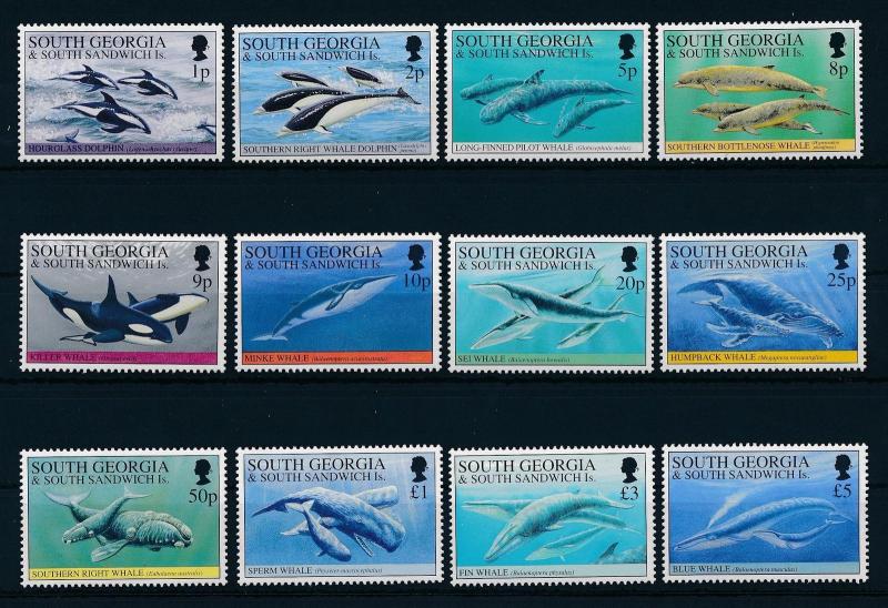 [28300] South Georgia 1994 Marine Life Whales MNH