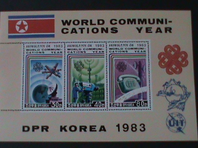 ​KOREA-1983-SC#2332--WORLD COMMUNICATION YEAR--MNH S/S VF WE SHIP TO WORLDWIDE