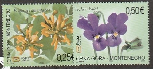 MONTENEGRO #133-4 MINT NEVER HINGED COMPLETE