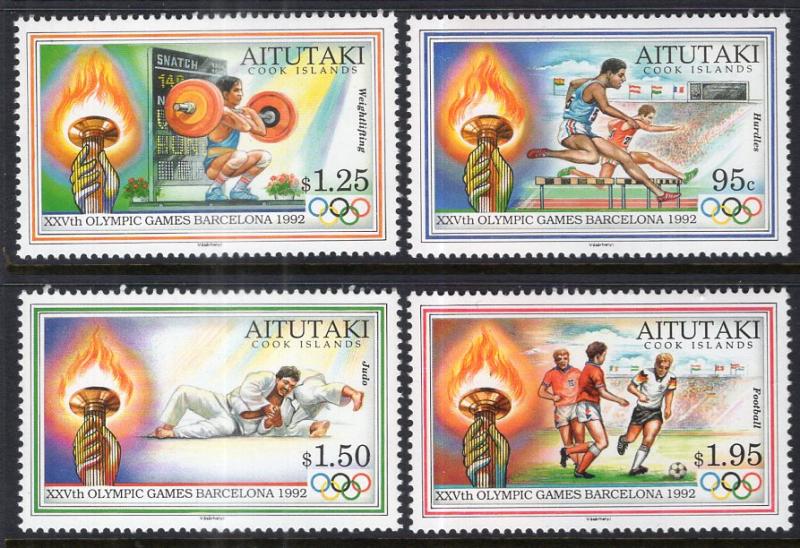 Aitutaki 460-463 Summer Olympics MNH VF