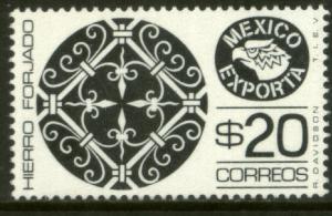 MEXICO EXPORTA 1127, $20P. WROUGHT IRON, PAPER 1 MNH