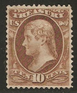 US O77 MNG VF 1873 SCV $90.00