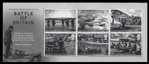 2015 Great Britain 3762-67/B94 75th Anniversary of the Battle of Britain