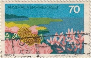 Australia #645 1976 70c Great Barrier Reef Queensland USED-VG-NH. 