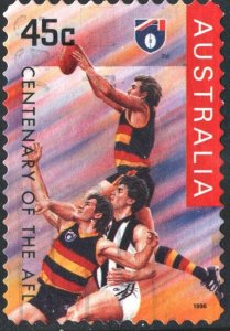 Australia SC#1512 45¢ Centenary of AFL: Adelaide (1996) Used