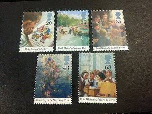 KAPPYSSTAMPS GREAT BRITAIN #1771-75 ENID BLYTON'S BOOKS MINT NH GS0609