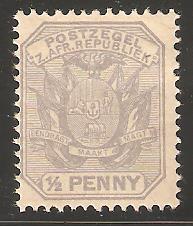 Transvaal  South Africa 1/2 Penny  