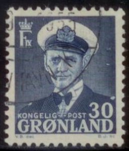 Greenland 1950 SC# 33 Used E48