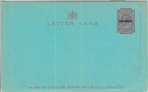 BK0372 - SAMOA - Postal History -  POSTAL  STATIONERY  Letter Card