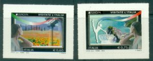 Italy 2012 EUROPA Stamps - Visit Italy. Self Adhesive Stamps MUH