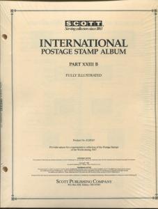 Scott International Postage Stamp Album # 23B 1987 KUWAIT - ZIMBABWE 396 PAGES