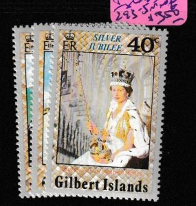 Gilbert Islands Silver Jubilee SC 293-5 MNH (2gef)